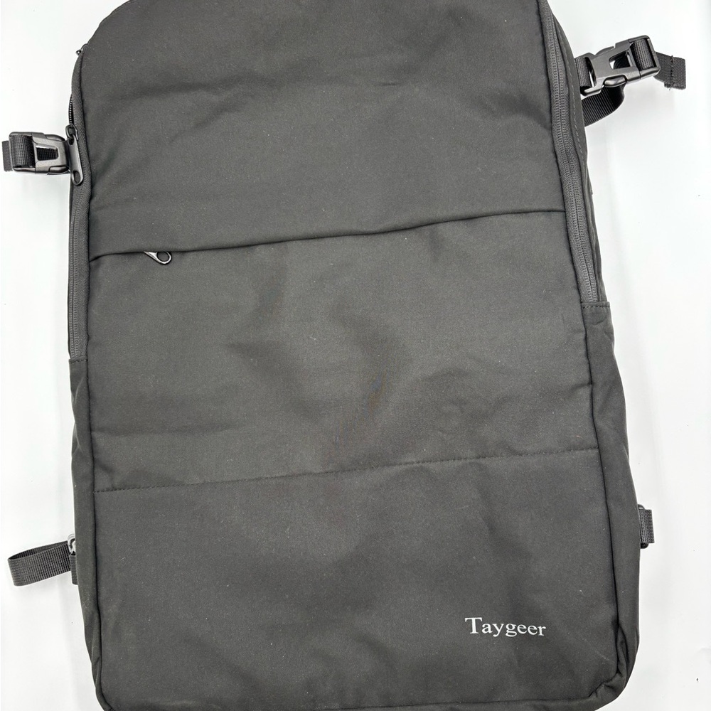 Taygeer Travel Carry On Laptop Backpack with USB Charging Port - Black